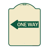 One Way (With Left Arrow)