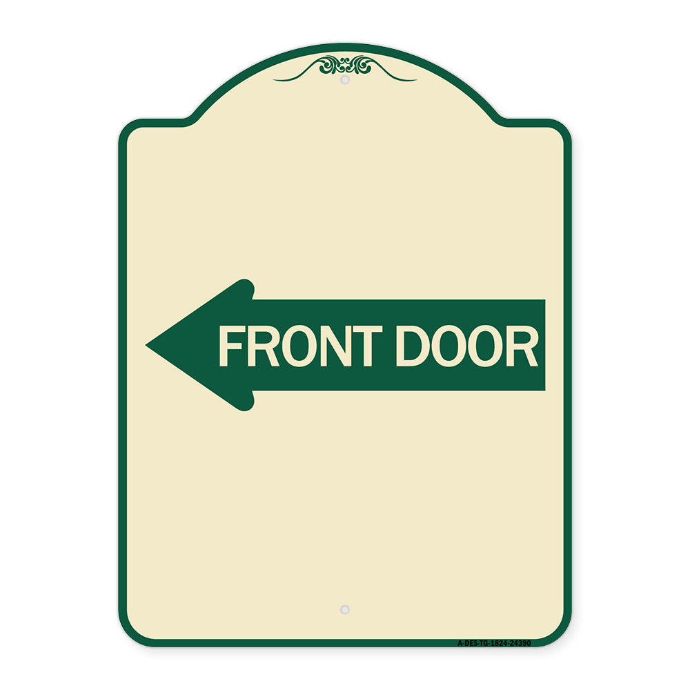 Front Door (With Left Arrow)