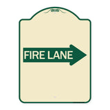 Fire Lane Right Arrow