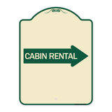 Cabin Rental (With Right Arrow)