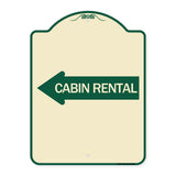 Cabin Rental (With Left Arrow)