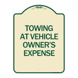 Towing at Vehicle Owner's Expense