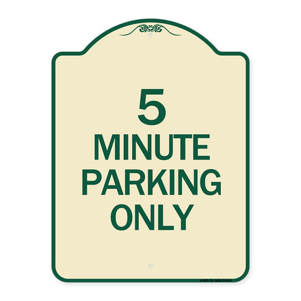 5 Minute Parking Only