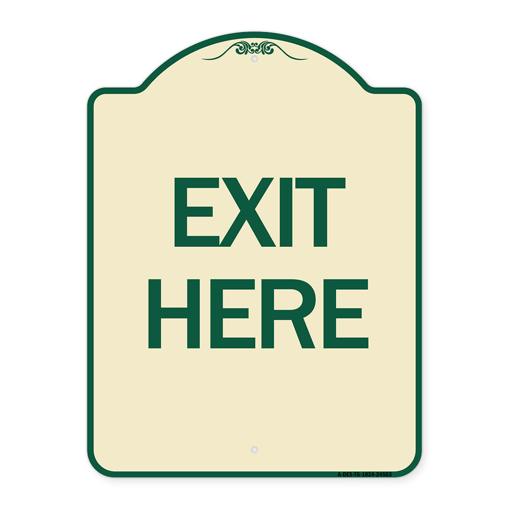 Exit Here