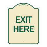 Exit Here