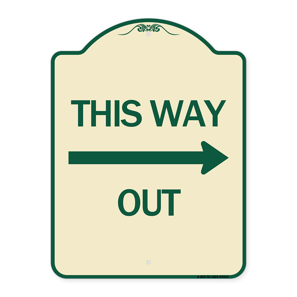This Way Out (Right Arrow)