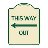 This Way Out (Left Arrow)