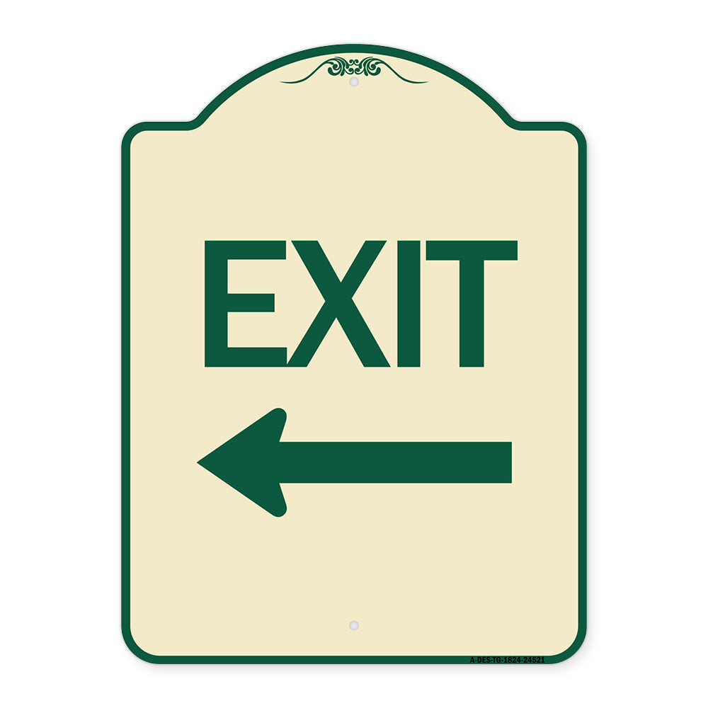 Exit with Left Arrow