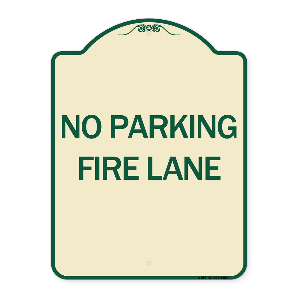 Pavement Stencil No Parking Fire Lane