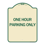 One Hour Parking Only