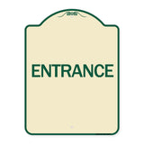 Traffic Entrance Sign Entrance