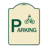 Parking (With Cycle and Lock Symbol)