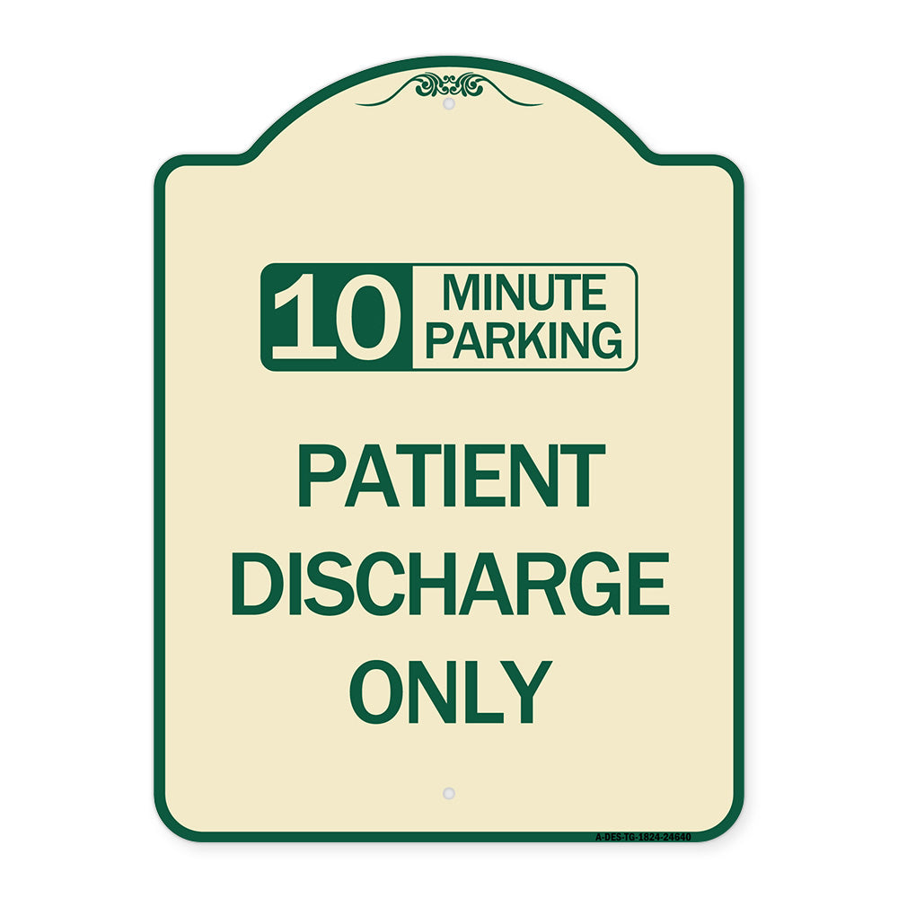 10 Minutes Parking - Patient Discharge Only