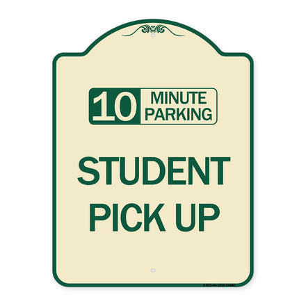 10 Minute Parking Student Pick Up