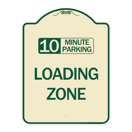 10 Minute Parking Loading Zone