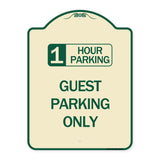 1 Hour Parking Guest Parking Only