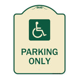 (ADA Compliant) Parking Only (Accessible Symbol)
