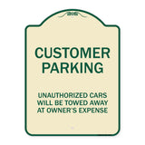Unauthorized Cars Will Be Towed Away At Owner's Expense