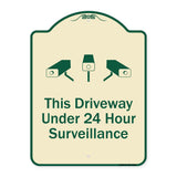 This Driveway Under 24 Hour Surveillance With Graphics