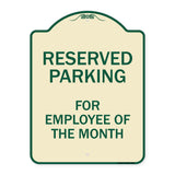 Reserved Parking For Employee Of The Month