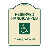 Reserved Handicapped Towing Enforced