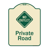 Private Road With No Outlet Symbol