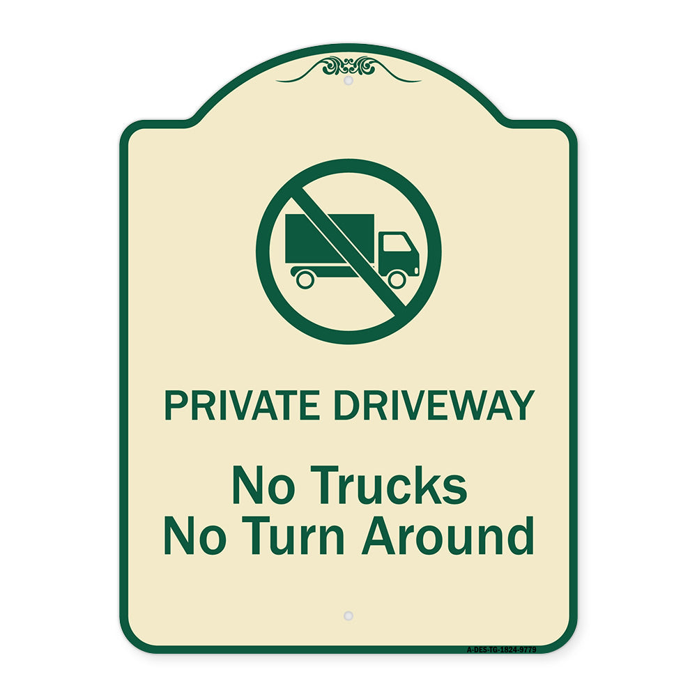 Private Driveway. No Trucks No Turnaround