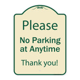 Please No Parking At Anytime