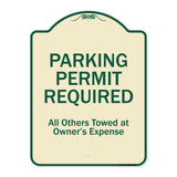 Parking Permit Required All Others Towed At Owner's Expense