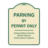 Parking By Permit Only Vehicles Without Permits Towed At Vehicle Owner's Expense