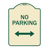 No Parking With Bidirectional Arrow