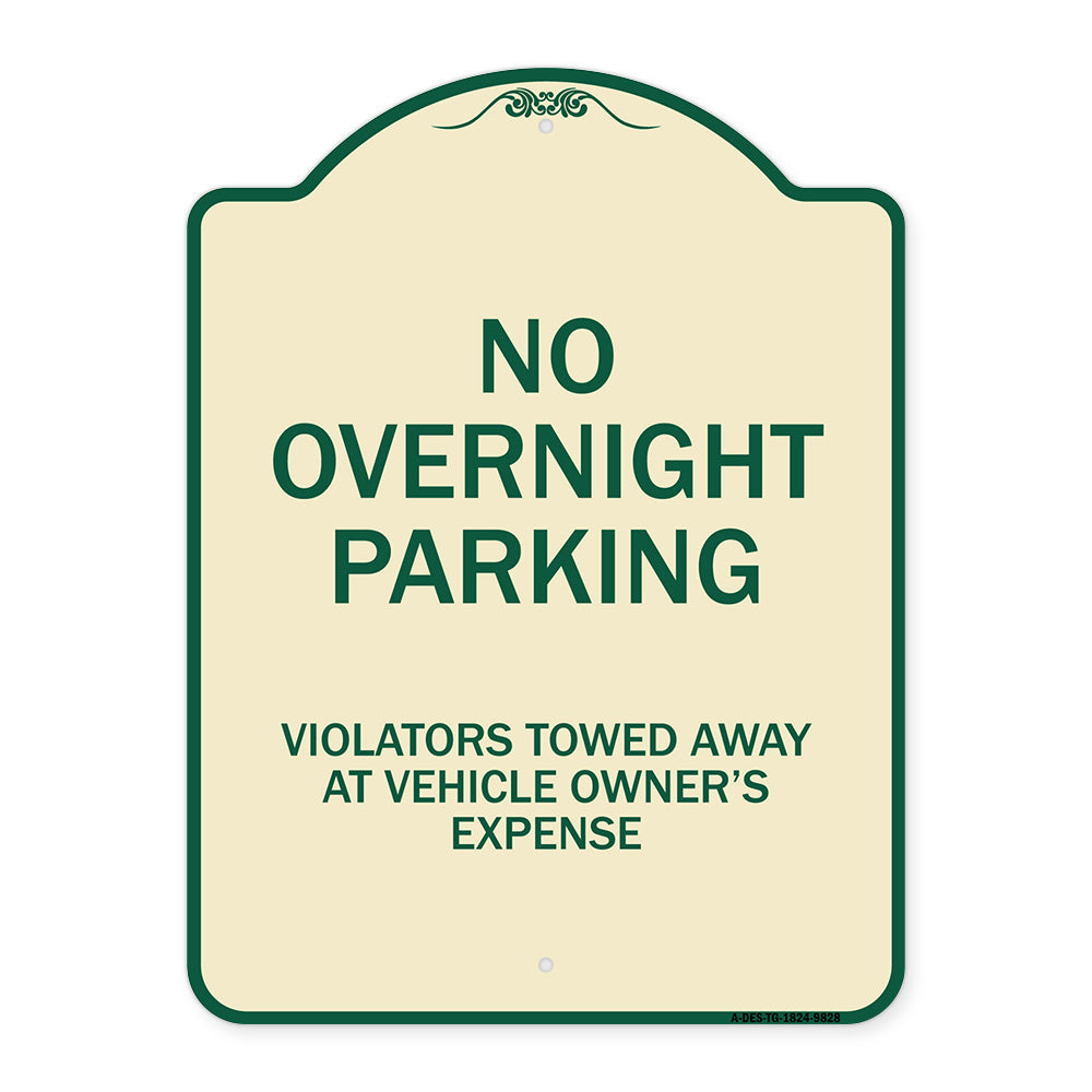 No Overnight Parking