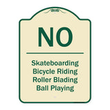 No - Bicycle Riding, Roller Blading, Ball Playing