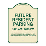 Future Resident Parking 9:00 To 6:00