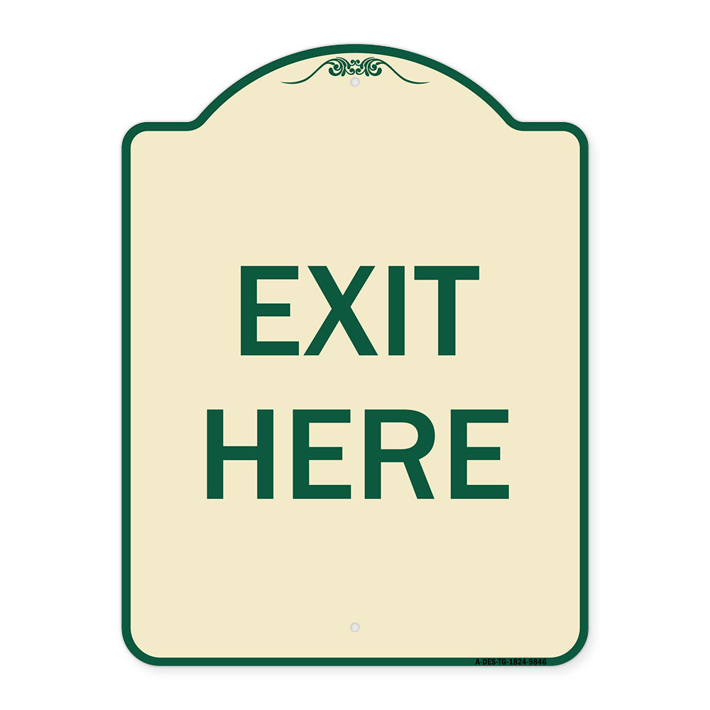 Exit Here