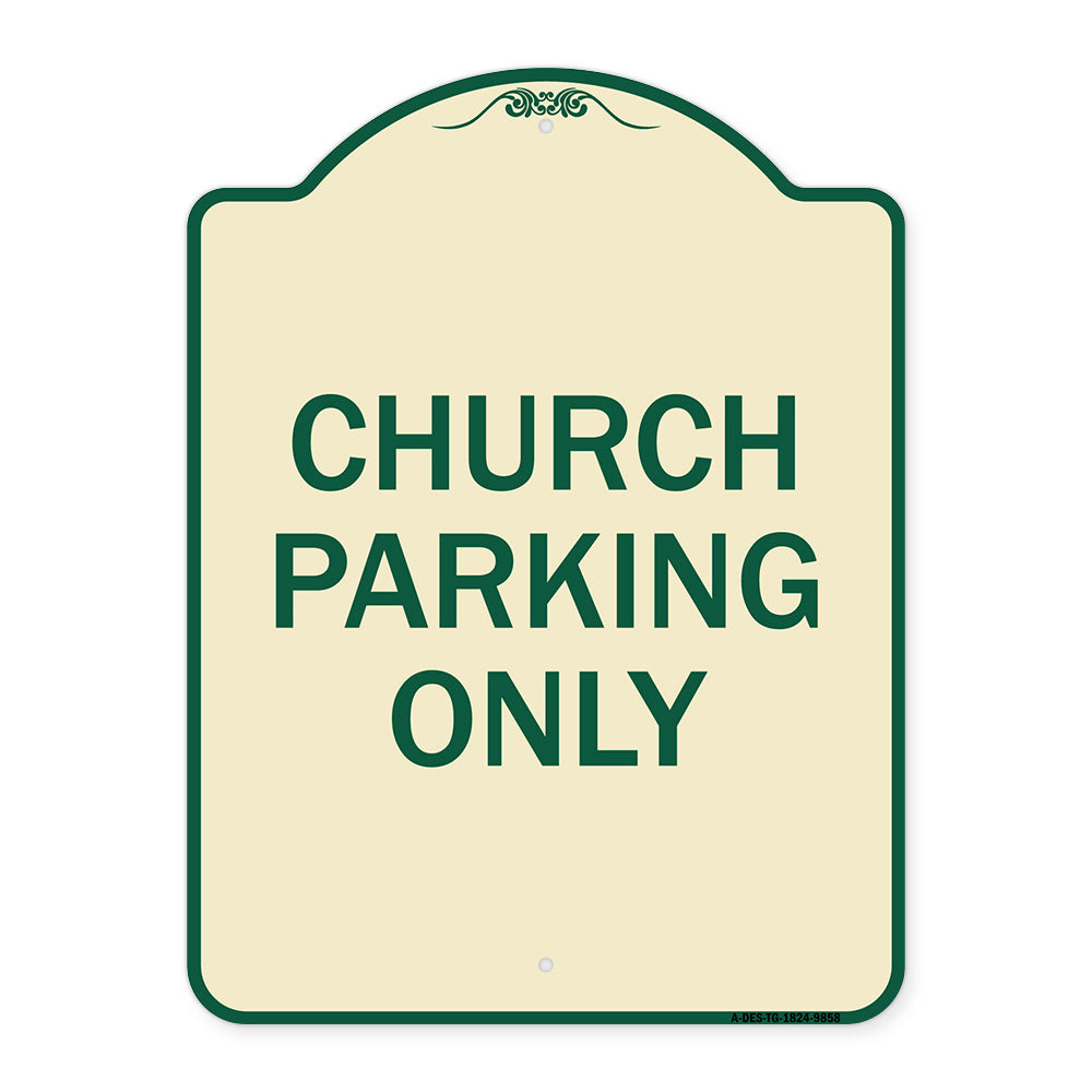 Church Parking Only