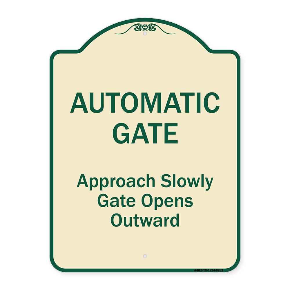 Automatic Gate Approach Slowly Gate Opens