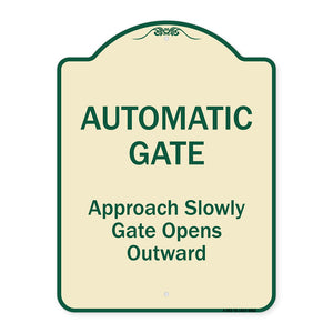 Automatic Gate Approach Slowly Gate Opens