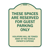 These Spaces Are Reserved For Guest Parking Only