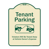 Tenant Parking, Violators Towed Away With Graphic