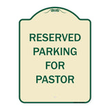 Reserved Parking For Pastor