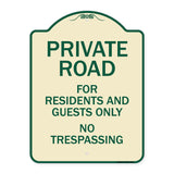 Private Road For Residents And Guests Only No Trespassing