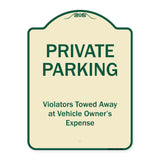 Private Parking, Violators Towed Away