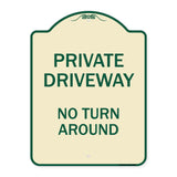 Private Driveway No Turn Around