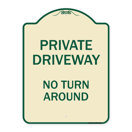 Private Driveway No Turn Around