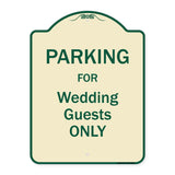 Parking For Wedding Guests Only