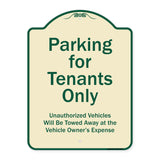 Parking For Tenants Only Unauthorized Vehicles Towed Away