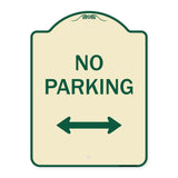 No Parking With Bidirectional Arrow