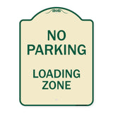 No Parking Loading Zone Sign