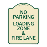 No Parking Loading Zone & Fire Lane